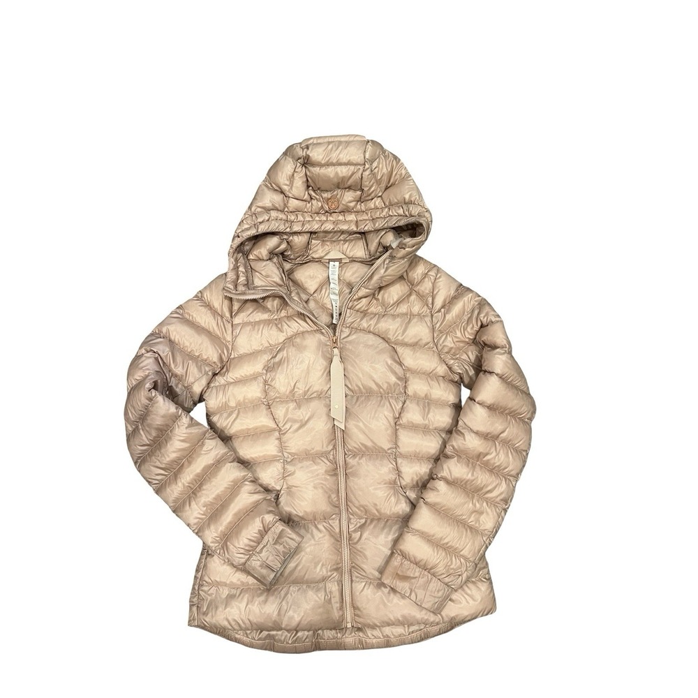 Lululemon Fluffin Awesome Goose Down Rose Gold  Puffer Sz 6